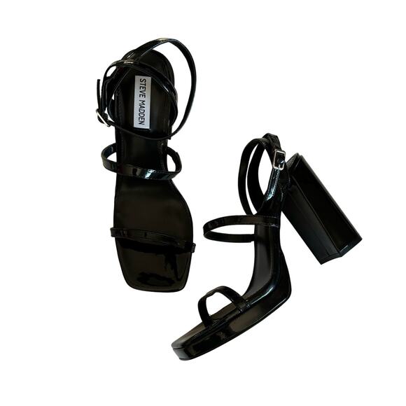 Steve Madden Women’s Sarina Platform Strappy Heel Sandals Size 10 - Picture 1 of 7